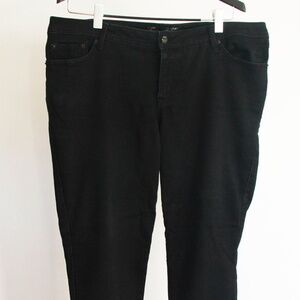 Source of Wisdom “London Skinny” Mid-Rise Black Size 22 Skinny Jeans